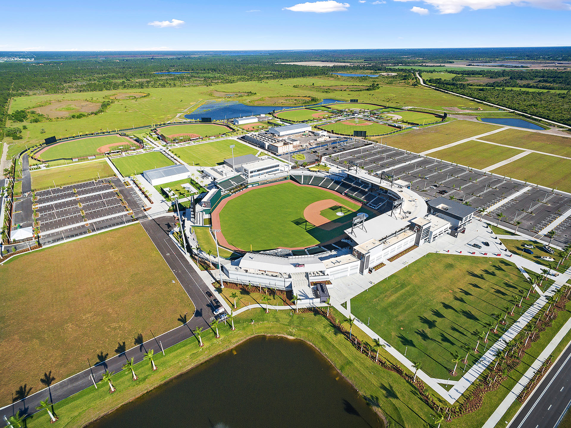 Tour Braves' new spring training facility and player academy 