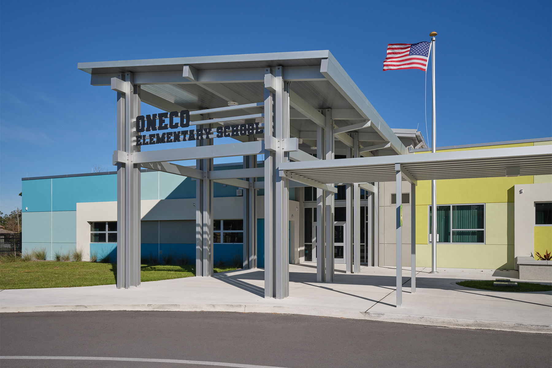 Exterior, Elementary, School